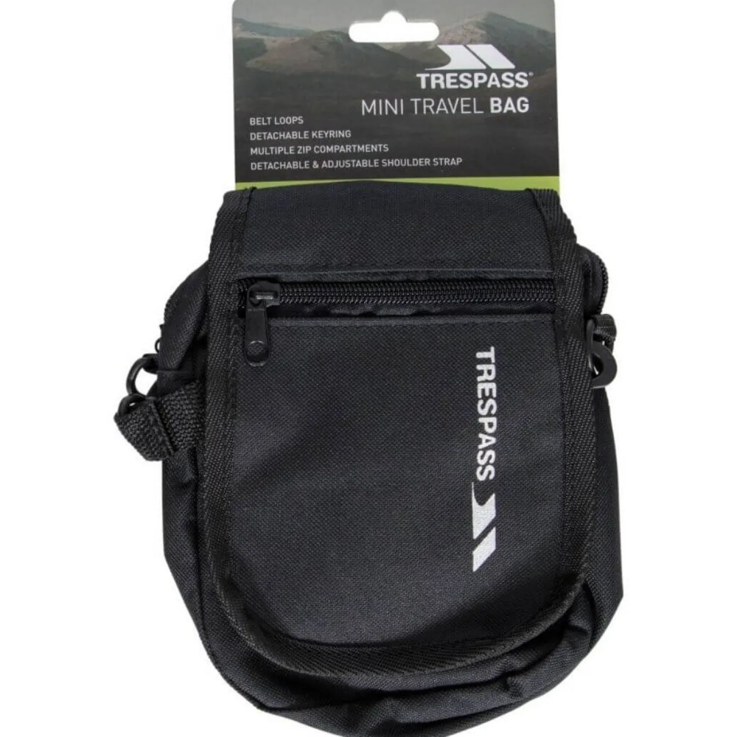 New Trespass Baeltetaske - Helicon - 1 Liter - Sort