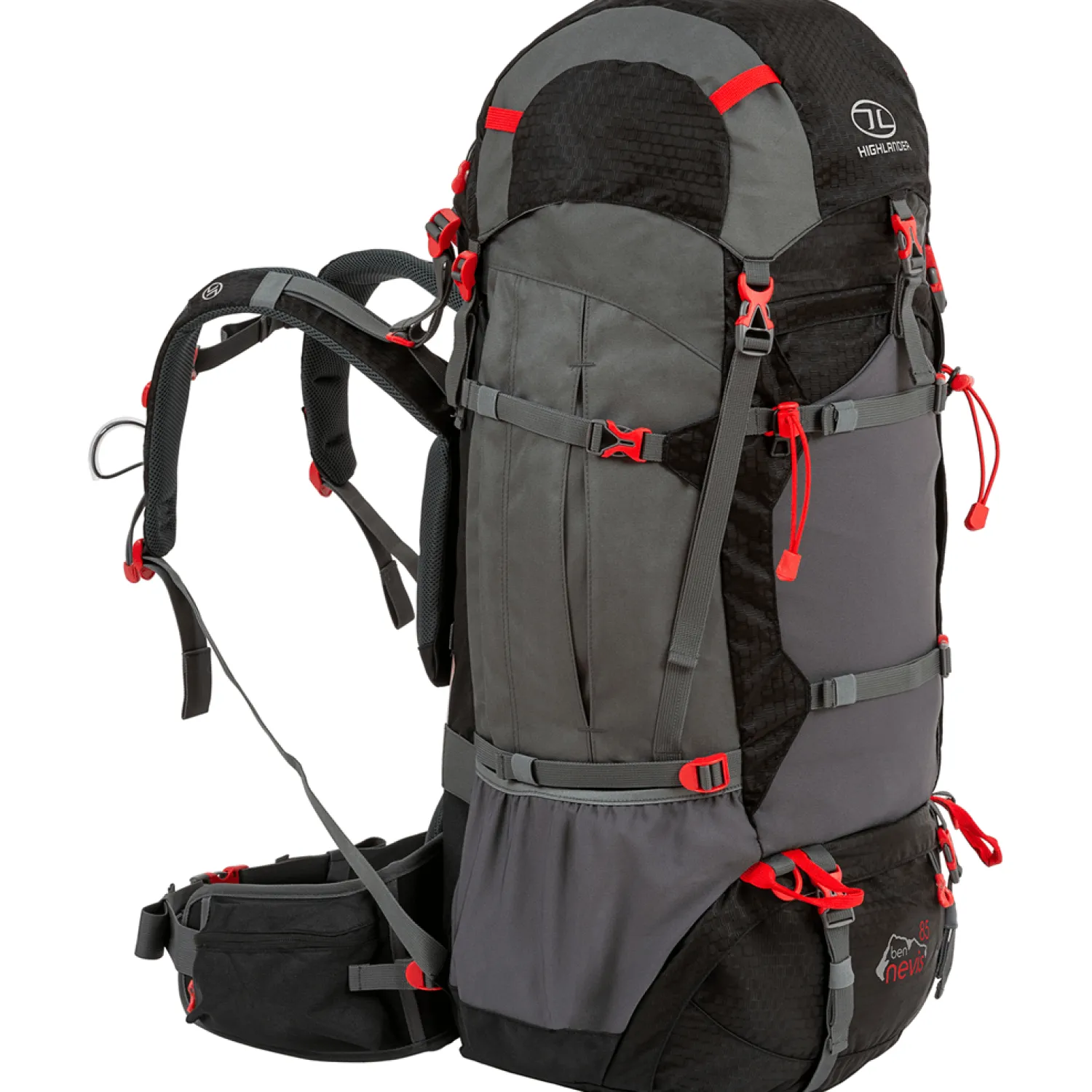 Online Highlander Ben Nevis Rygsaek - 85 Liter - Sort