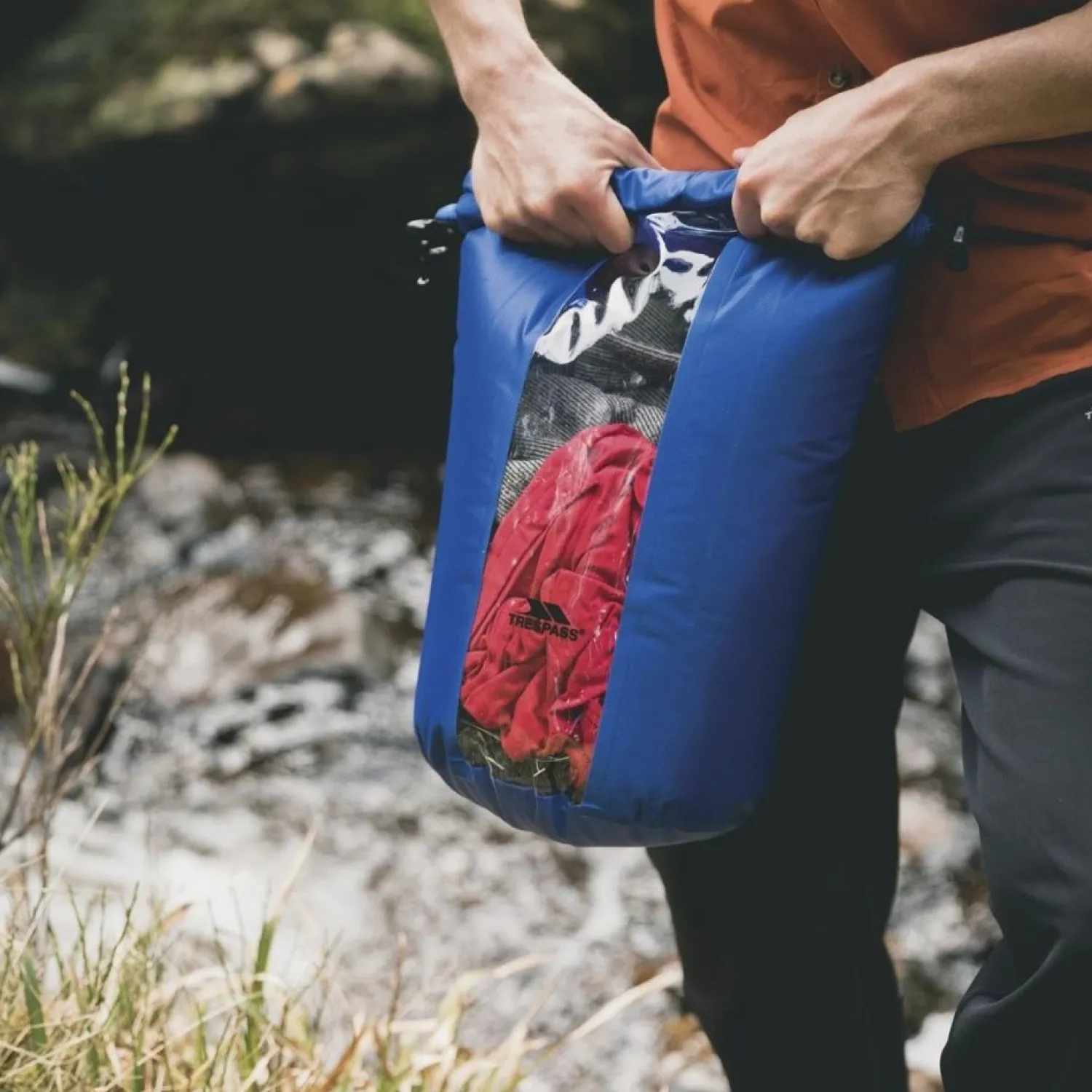Cheap Trespass Exhalted - 20 Liters Dry Bag - Bla