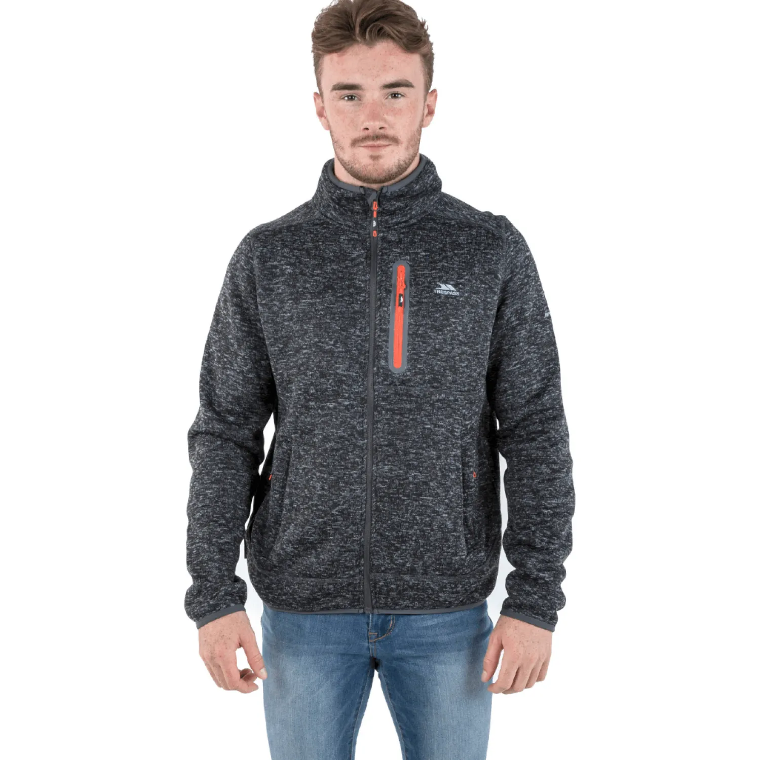 Shop Trespass Fleecetroje Herre - Bingham - Morkegra