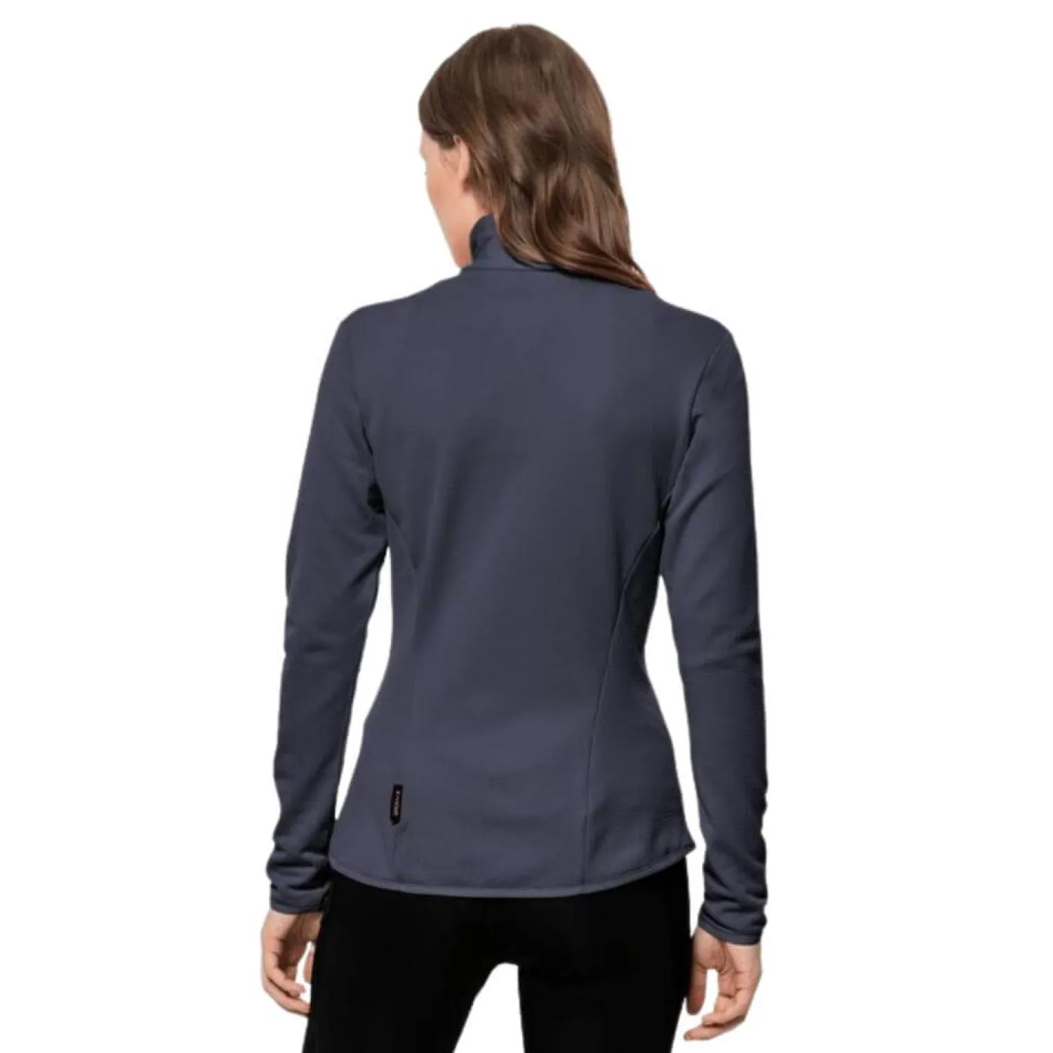 Sale Jack Wolfskin Fleecetroje Til Dame - Peak Grid Fleece W - Gra