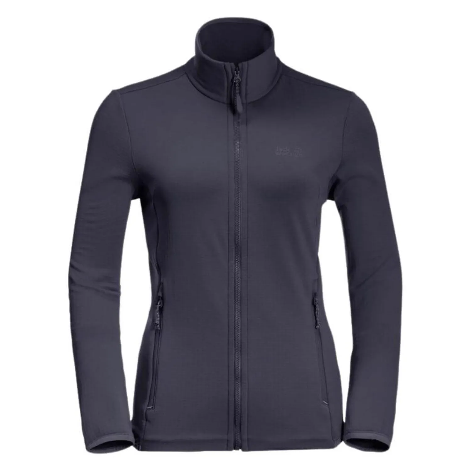 Sale Jack Wolfskin Fleecetroje Til Dame - Peak Grid Fleece W - Gra