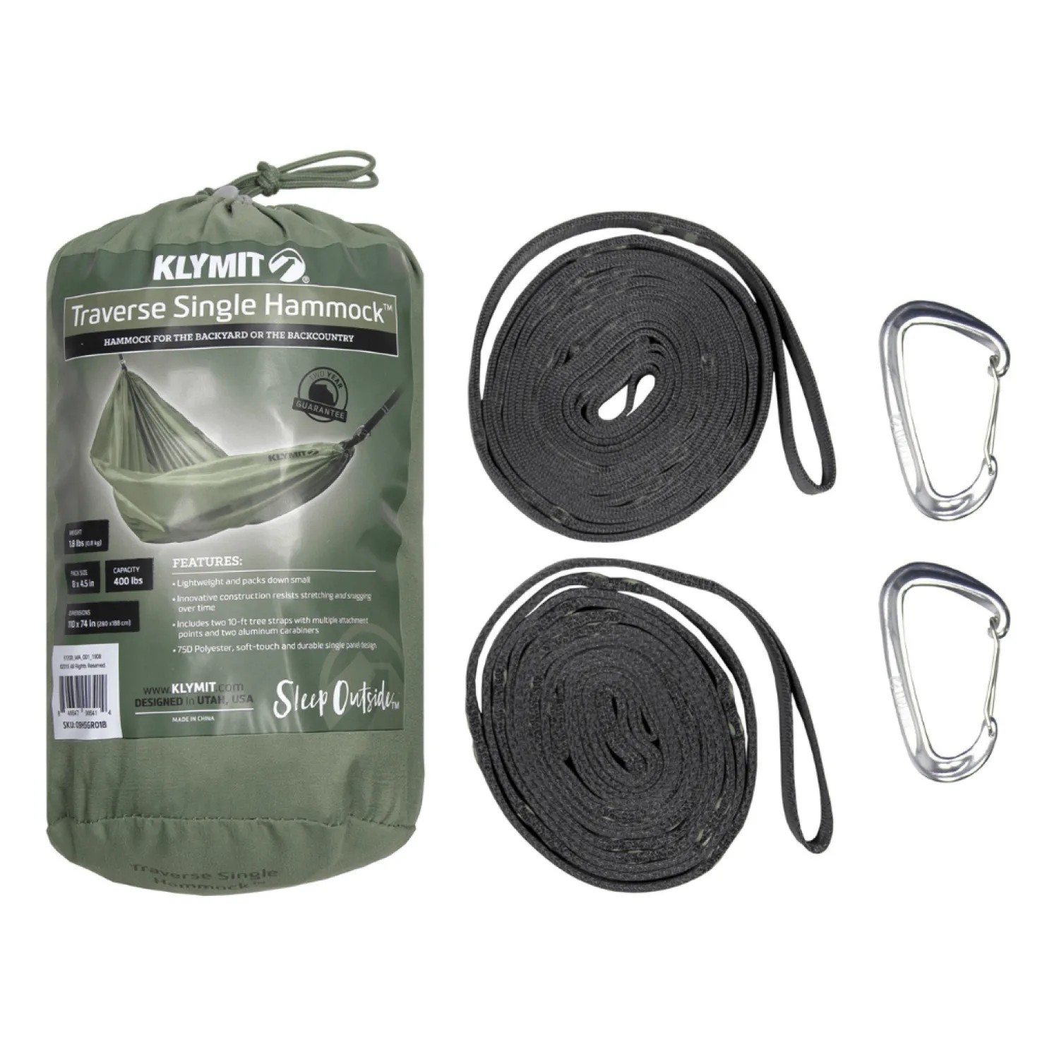 Outlet Klymit Haengekoje - Traverse Single Hammock
