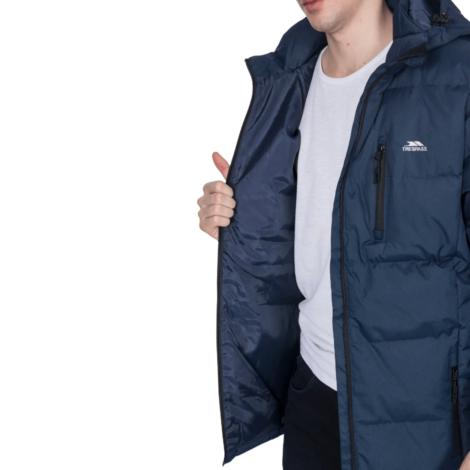 Discount Trespass Herrejakke - Clip - Navy
