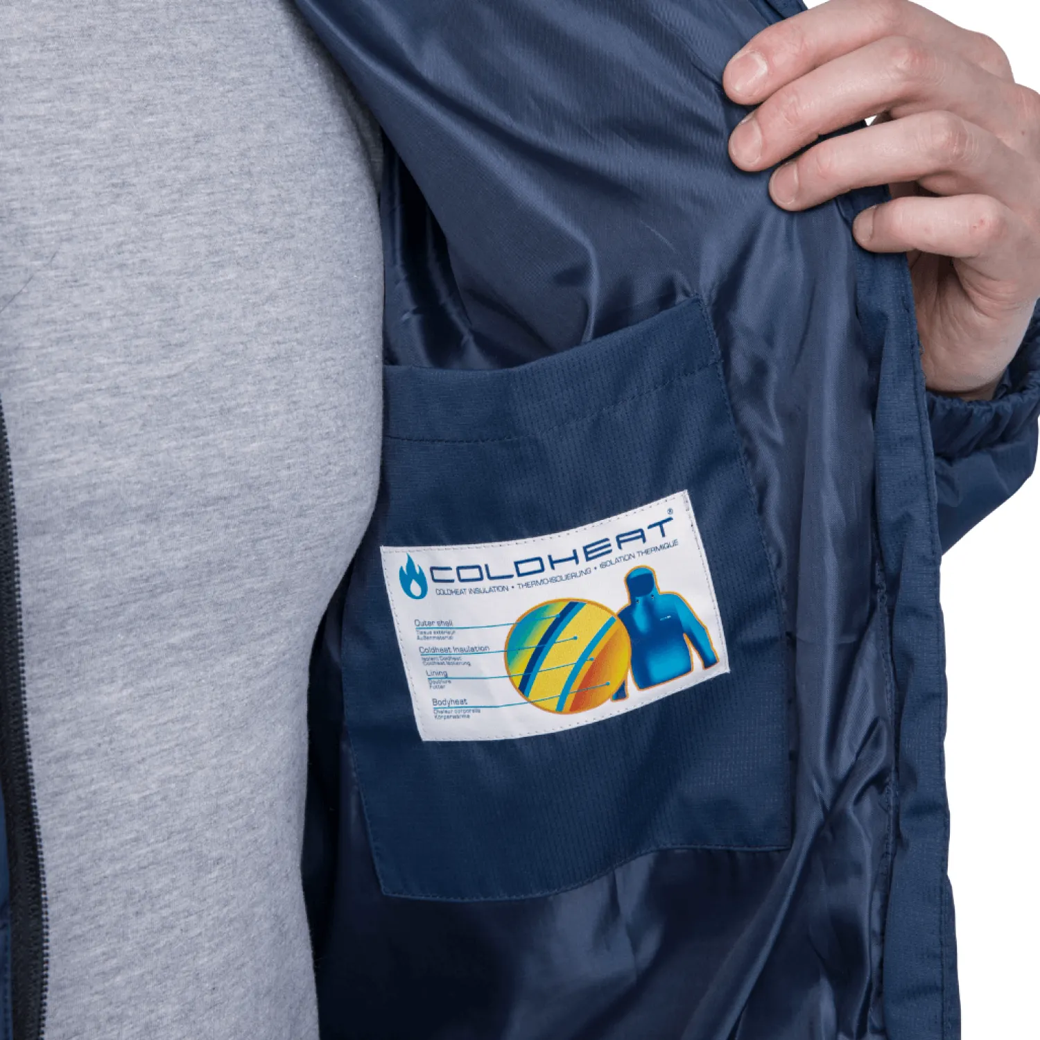 Discount Trespass Herrejakke - Clip - Navy