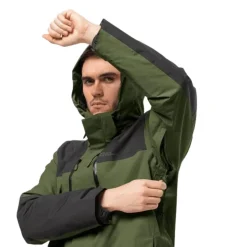 Flash Sale Jack Wolfskin Jakke Til Herre - Jasper 3-In-1 Jacket M - Gron