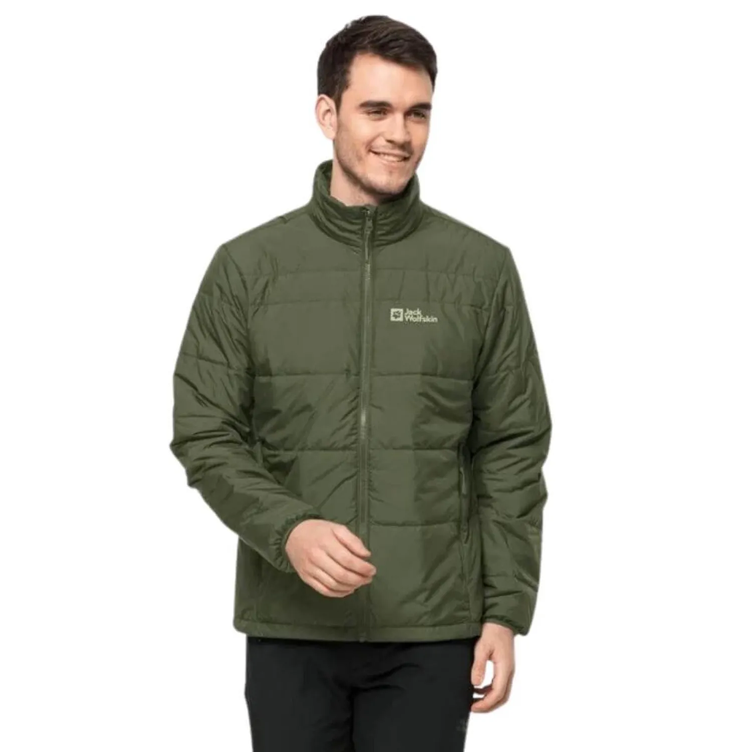 Flash Sale Jack Wolfskin Jakke Til Herre - Jasper 3-In-1 Jacket M - Gron