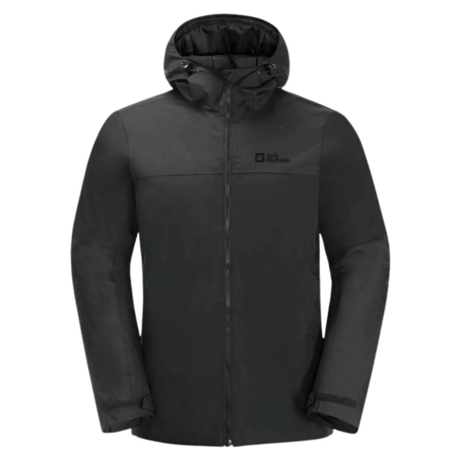 Hot Jack Wolfskin Jakke Til Herre - Jasper Ins Jkt Jacket M - Sort