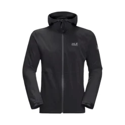 Discount Jack Wolfskin Jakke Til Herre - Pack & Go Shell M - Sort