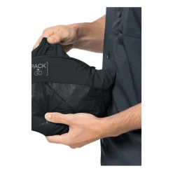 Discount Jack Wolfskin Jakke Til Herre - Pack & Go Shell M - Sort