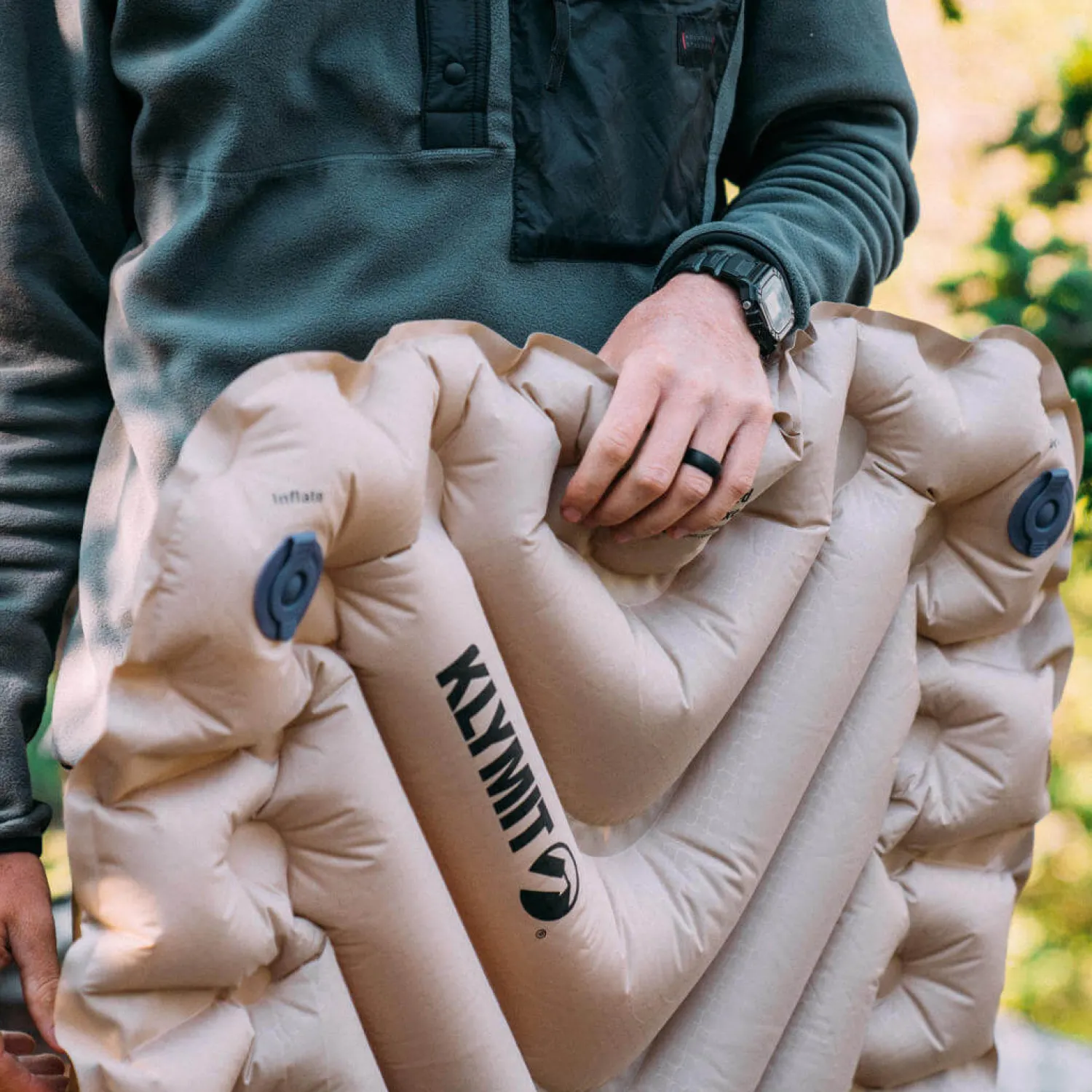 Shop Klymit Liggeunderlag - Insulated Static V Luxe Sl - Bred