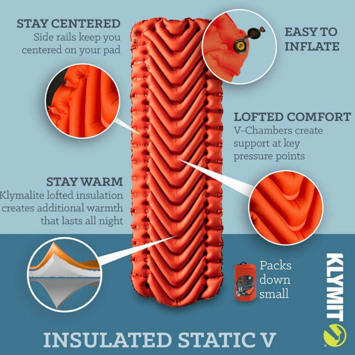 Cheap Klymit Liggeunderlag - Insulated Static V