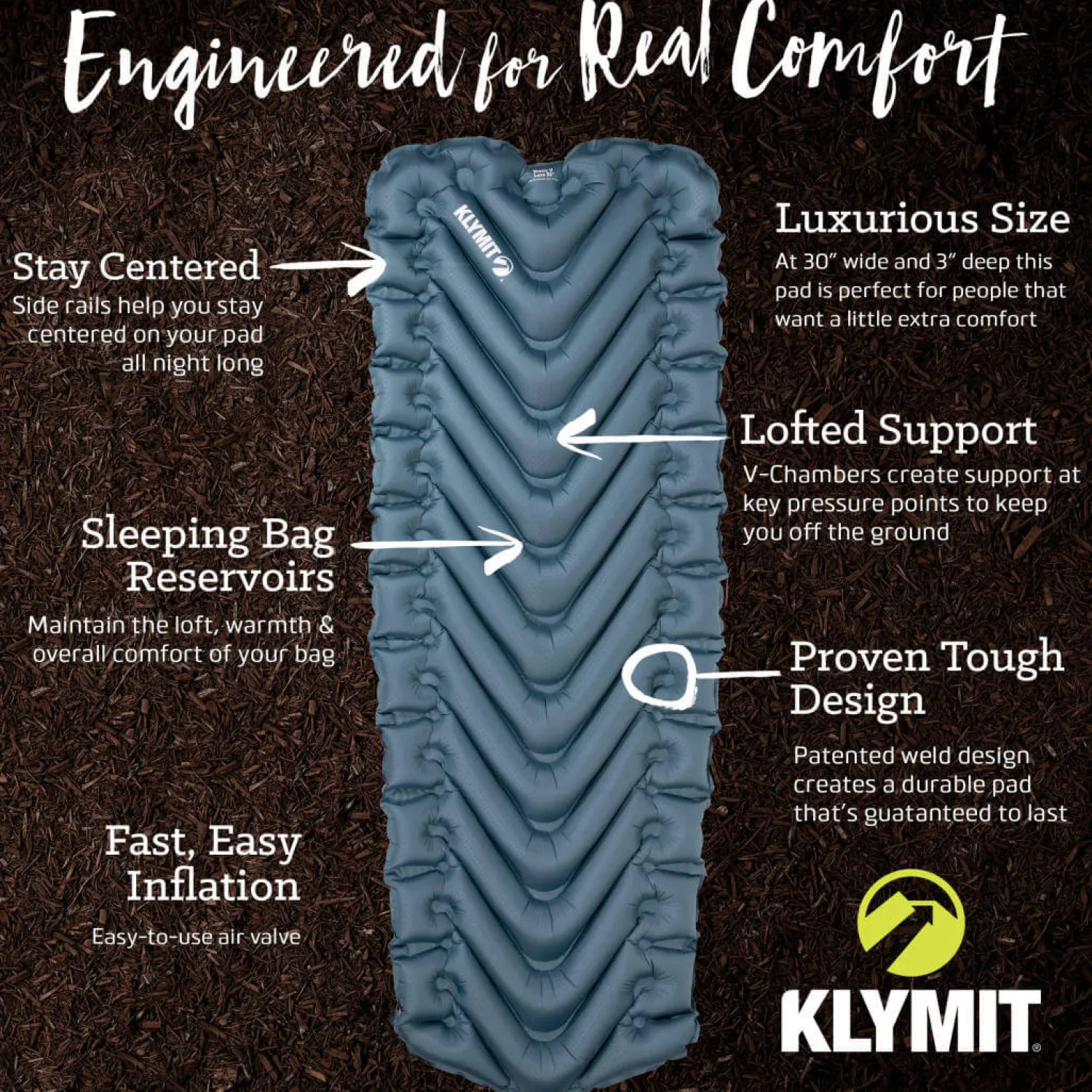 Clearance Klymit Liggeunderlag - Static V Luxe Sl