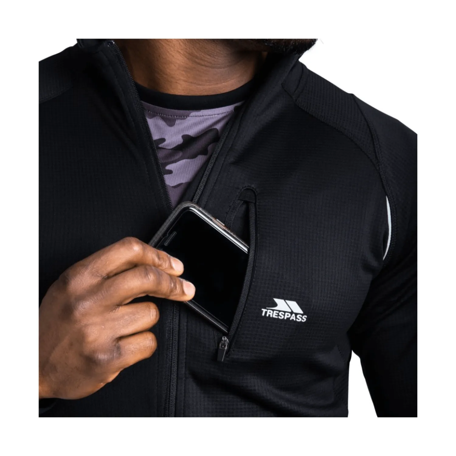 Online Trespass Mid-Layer - Whiten Troje - Quick Dry