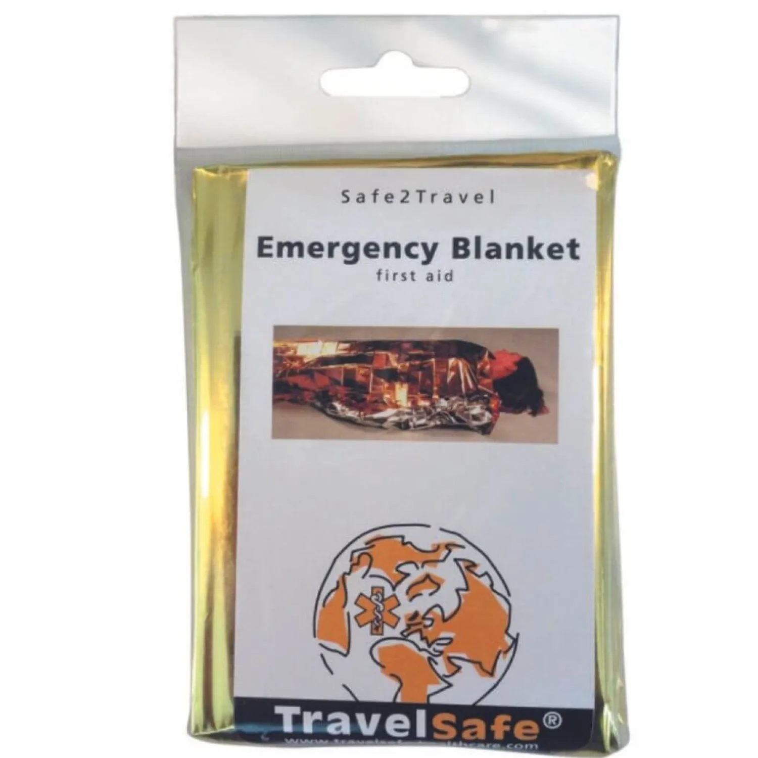 Shop TravelSafe Nodtaeppe - Guld Og Solv Side -