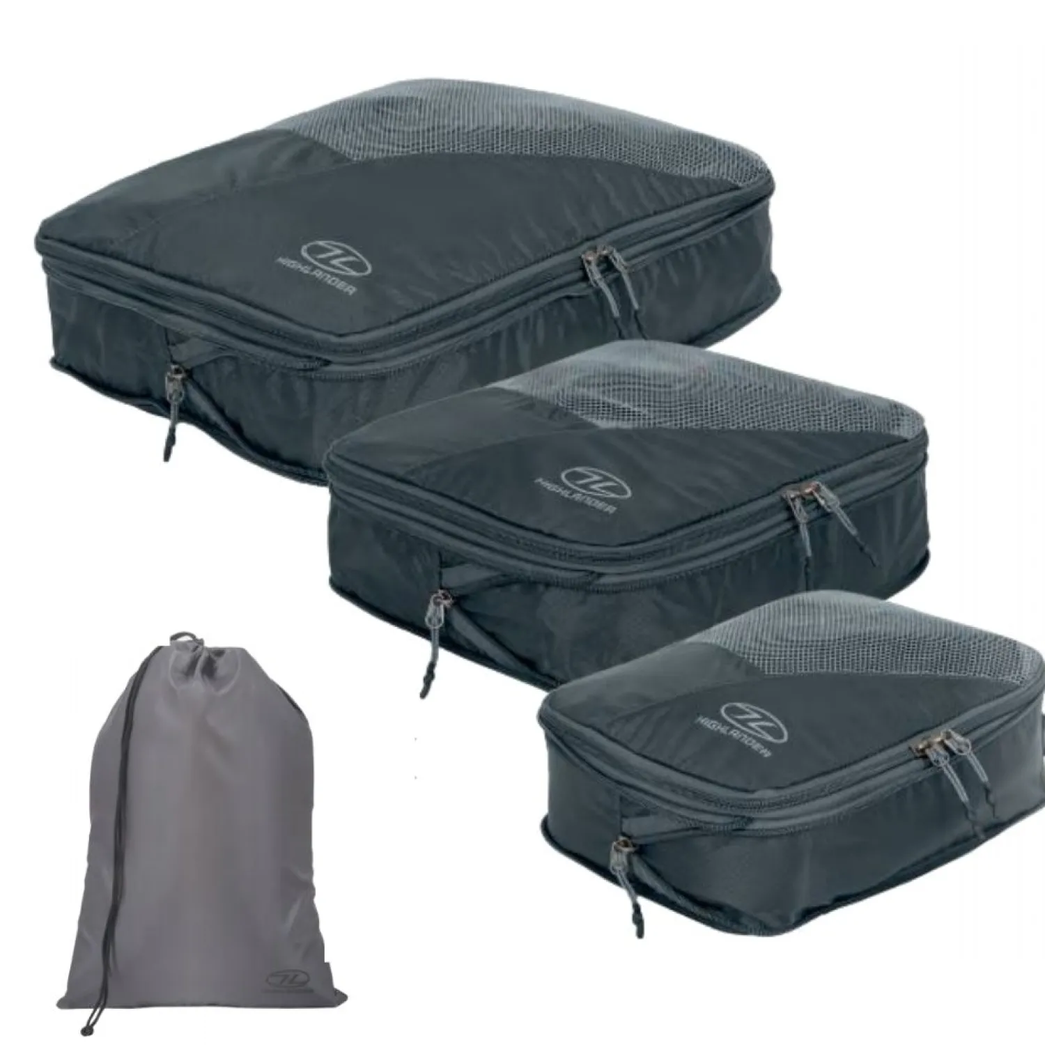 Store Highlander Pakkeposer Med Vaskepose - Compakta