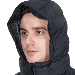 New Trespass Polstret Jakke Til Maend - Oskar - Sort