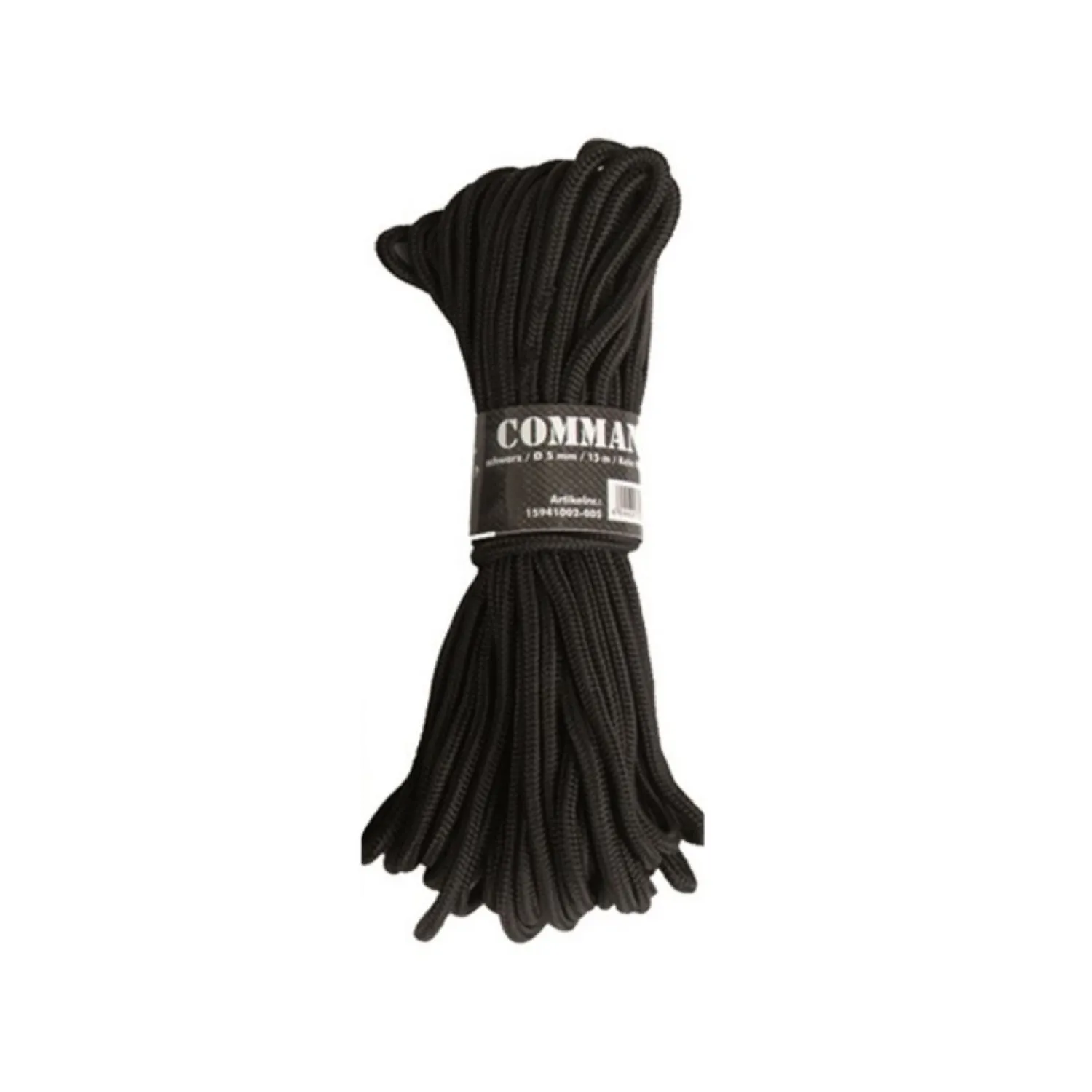Cheap Mil-Tec Reb - 15 Meter - 5 Mm - Sort