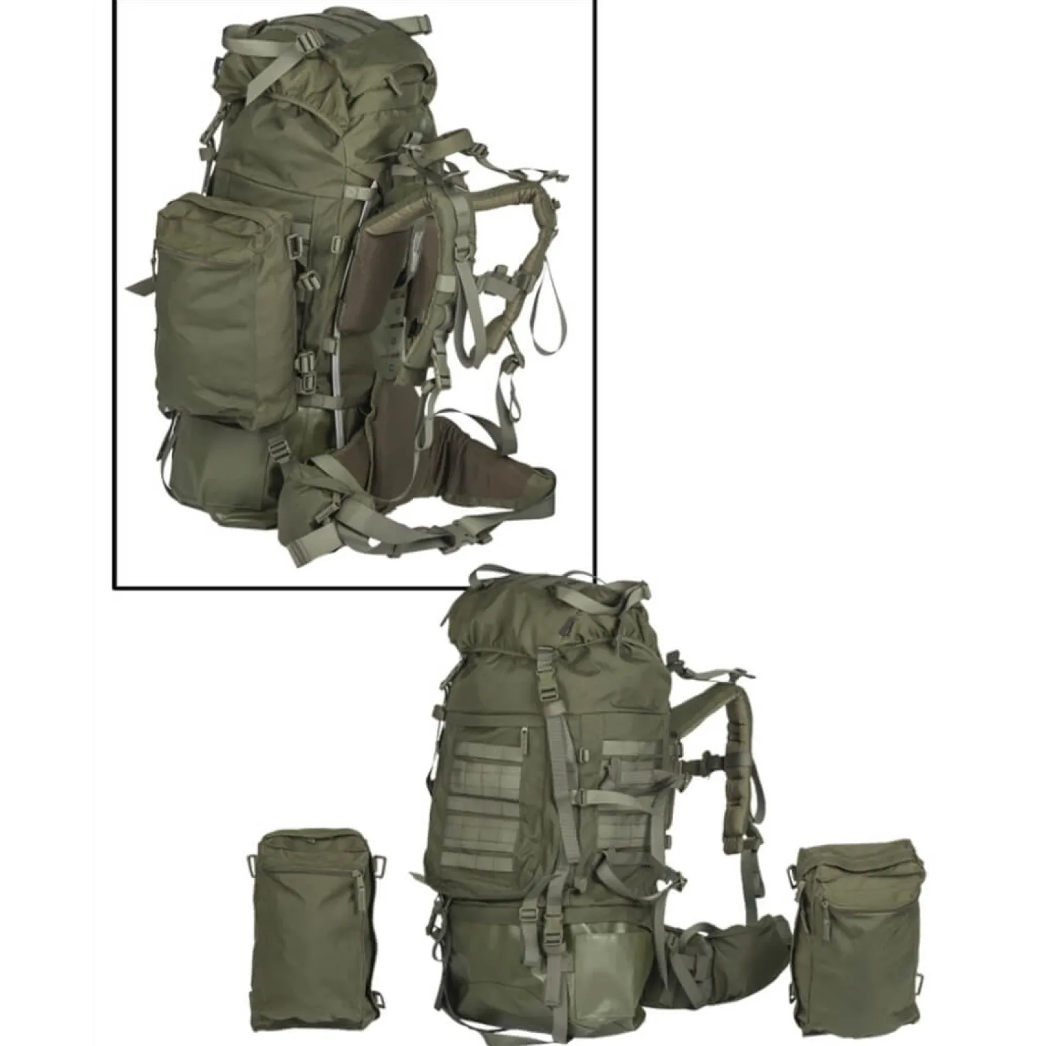New Mil-Tec Rygsaek - Teesar - 100 Liter - Gron
