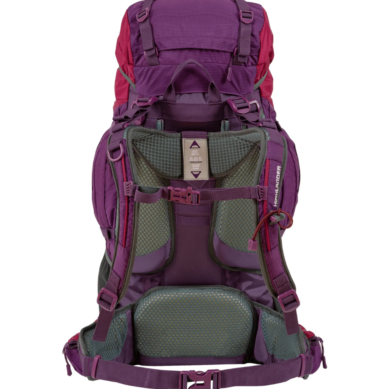 Store Highlander Rygsaek Til Kvinder - Expedition - 60 Liter - Lilla