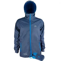 Store Highlander Stow&Go Jakke - Vandtaet - Bla