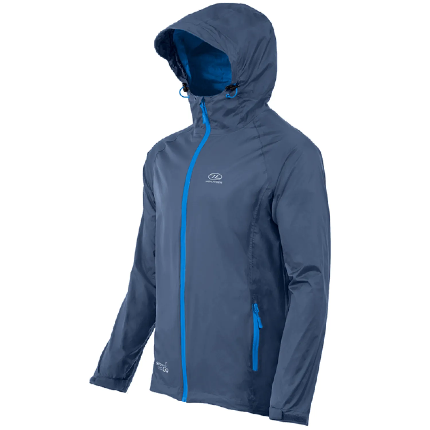 Store Highlander Stow&Go Jakke - Vandtaet - Bla