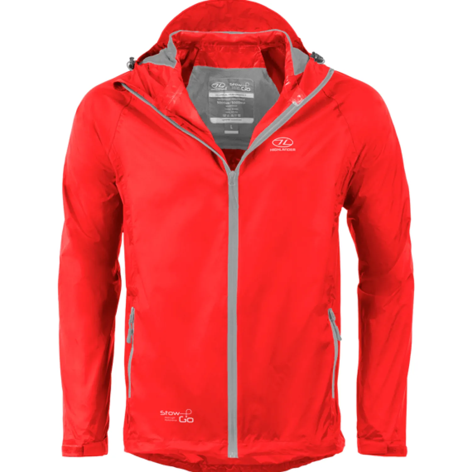 Hot Highlander Stow&Go Jakke - Vandtaet - Rod