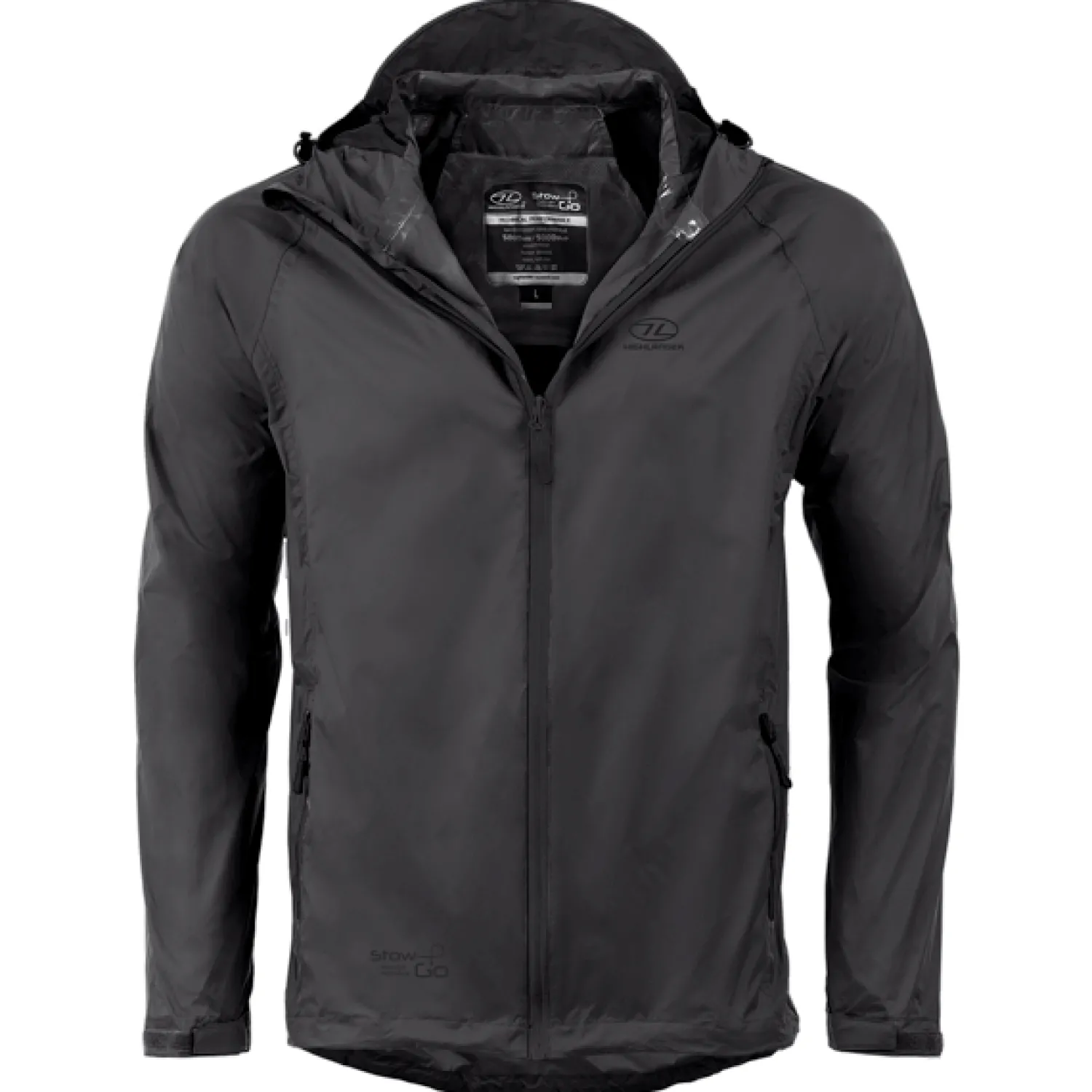 Fashion Highlander Stow&Go Jakke - Vandtaet - Sort