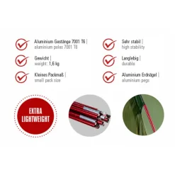 Clearance High Peak Telt - Siskin 2 Lw - 2 Personer