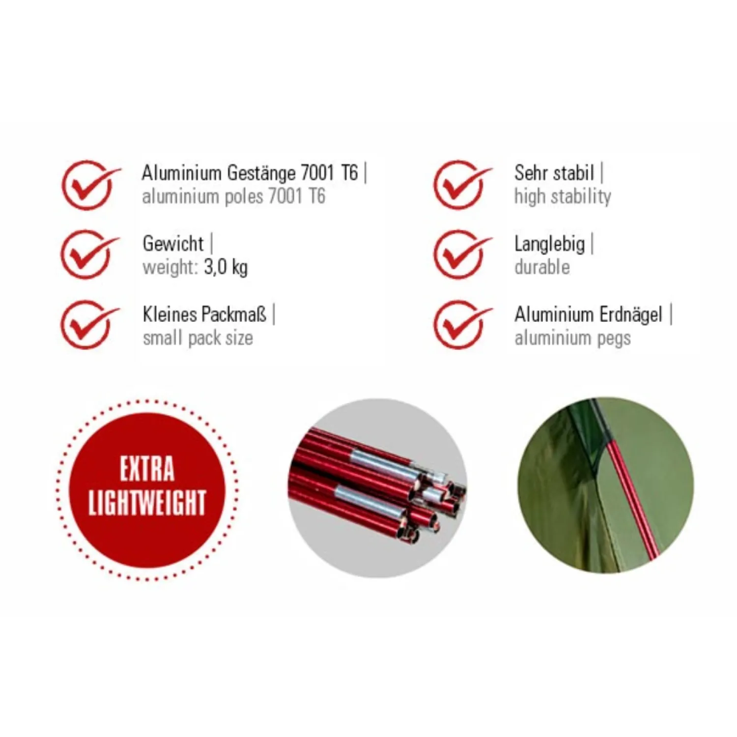 Online High Peak Telt - Woodpecker 3 Lw - 3 Personer