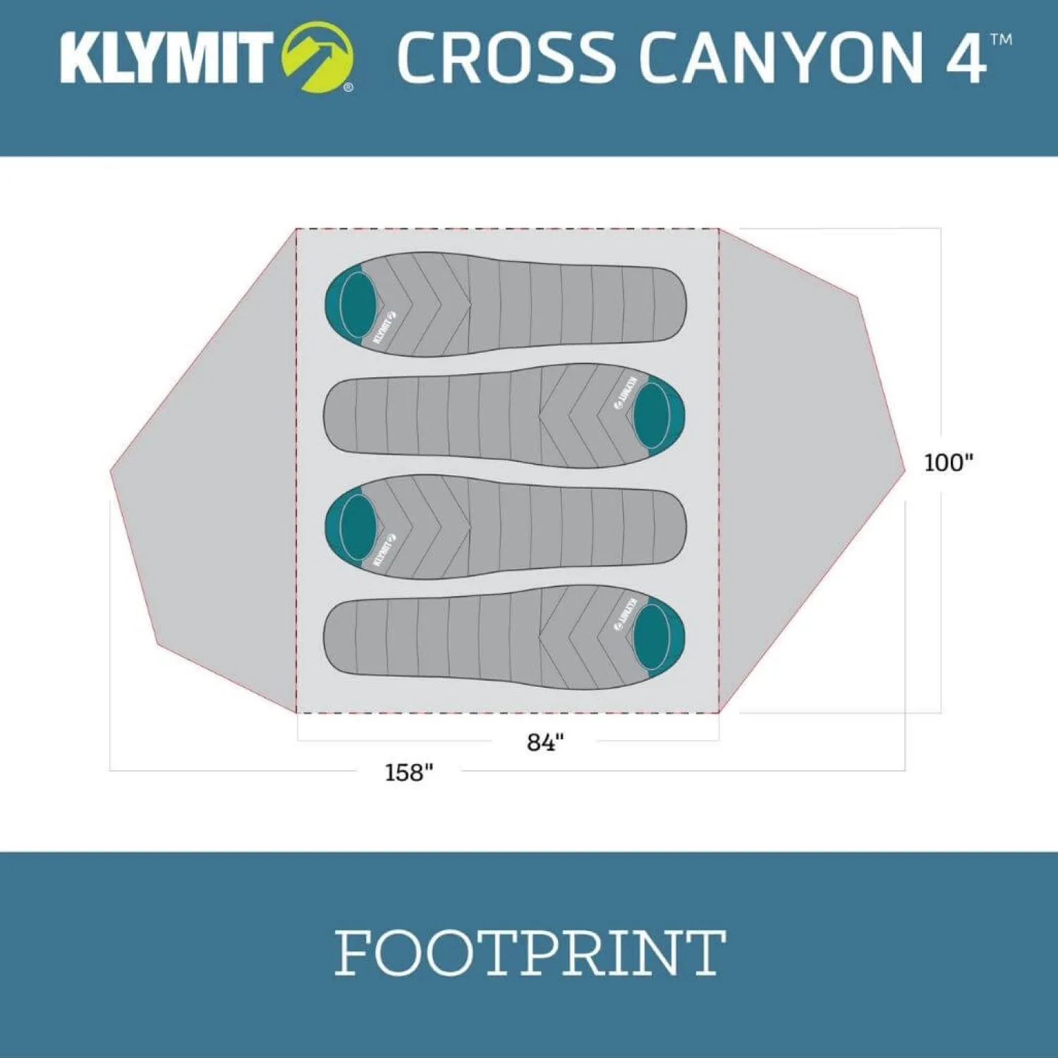 Cheap Klymit Telt - Cross Canyon - 4 Personer