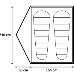 Flash Sale Treklife Telt - Uv Block - 2 Personer
