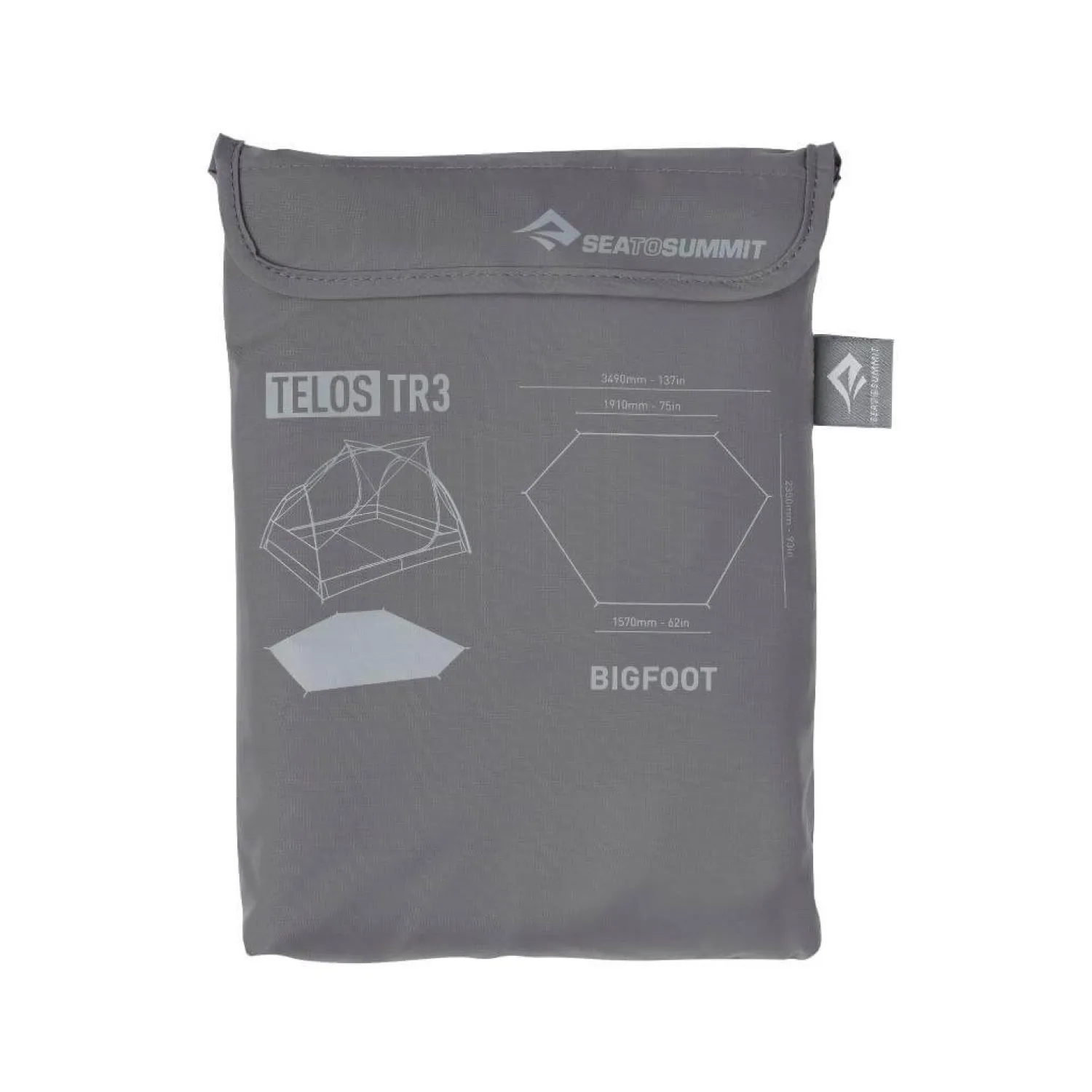 Hot Sea To Summit Telt Footprint - Telos Tr3 Bigfoot - Gra