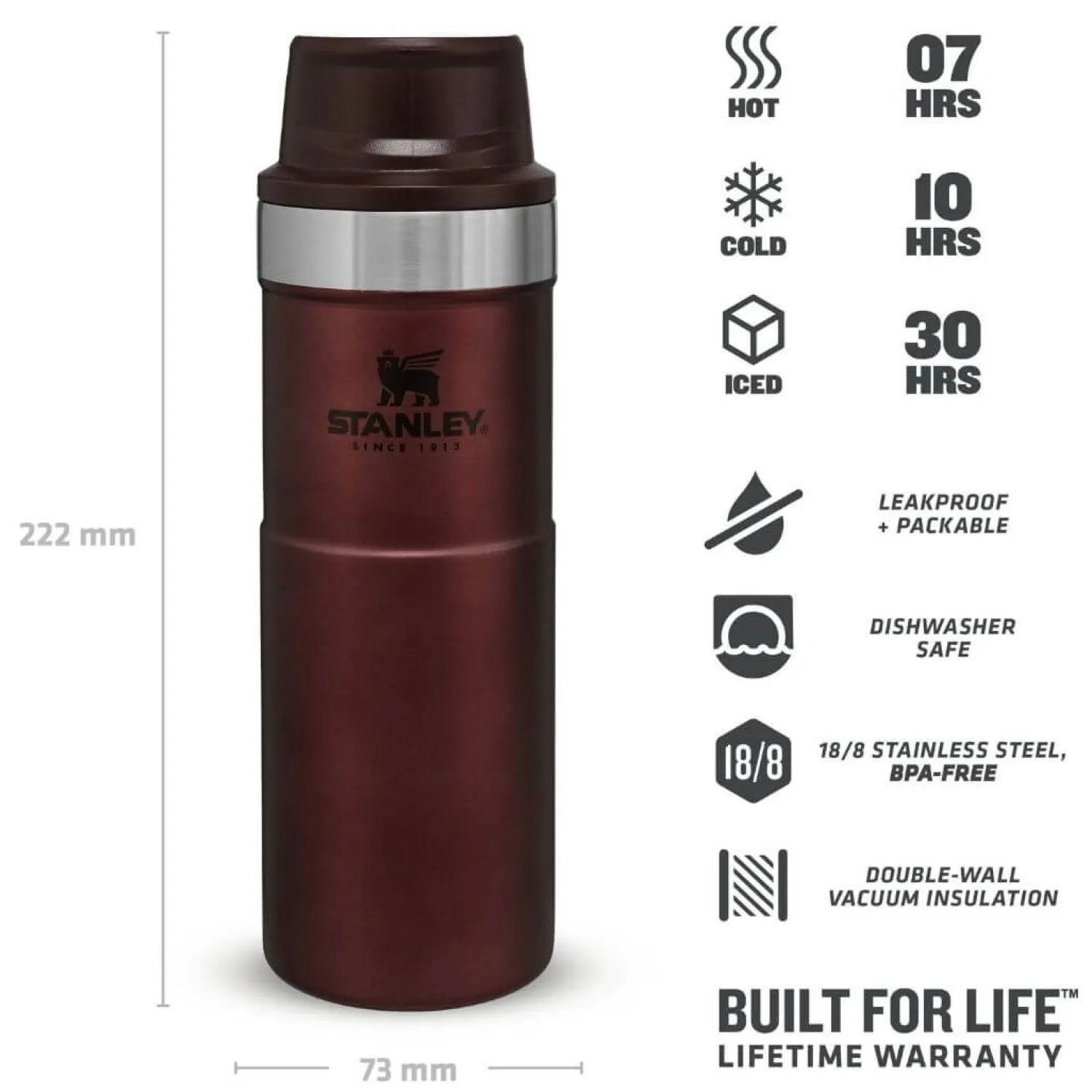 Flash Sale Stanley Termoflaske - Trigger-Action Travel Mug - 0.47L