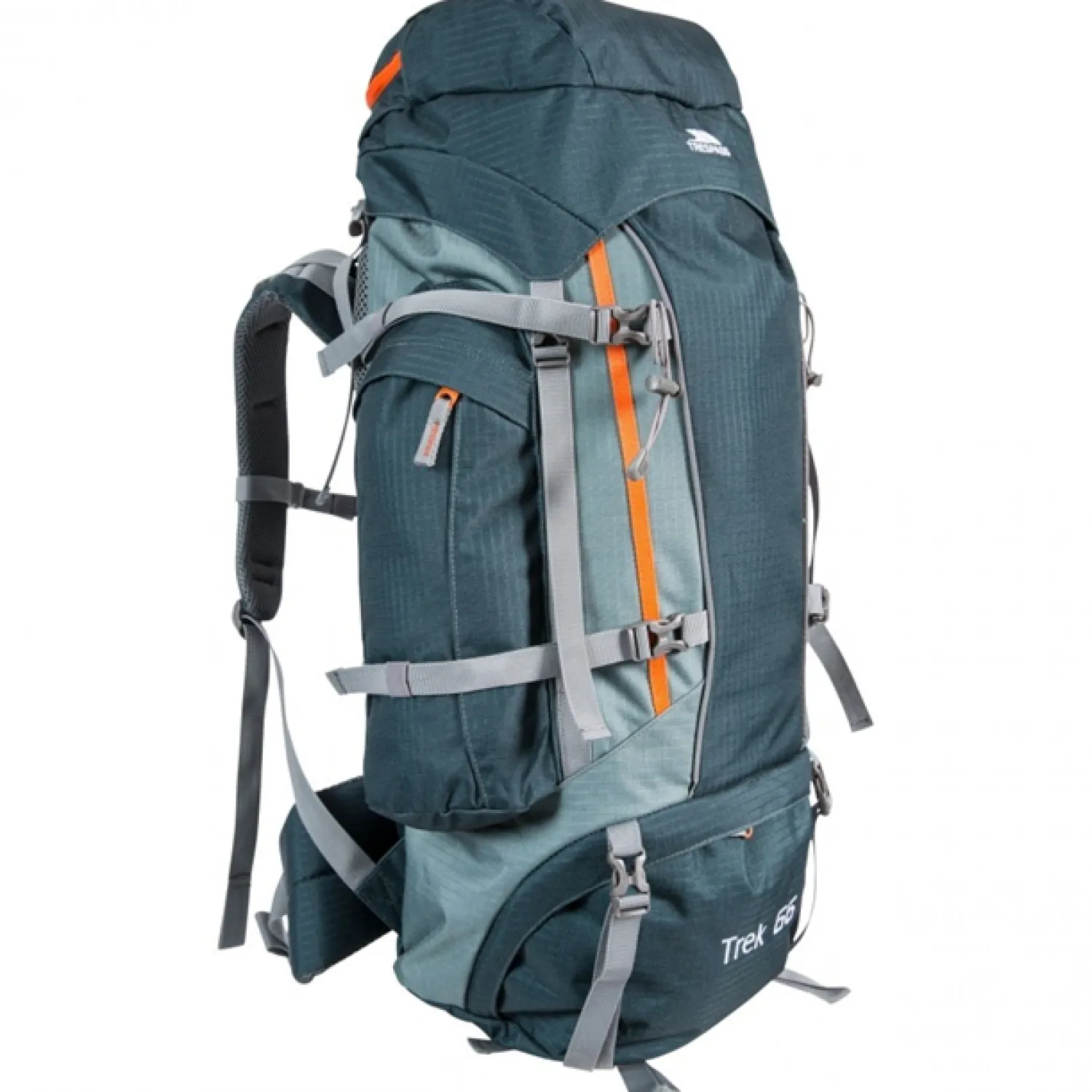 Online Trespass Trek Rygsaek - 66 Liter - Gron