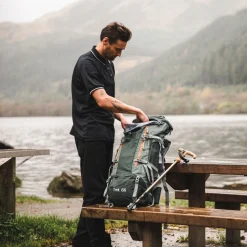Online Trespass Trek Rygsaek - 66 Liter - Gron