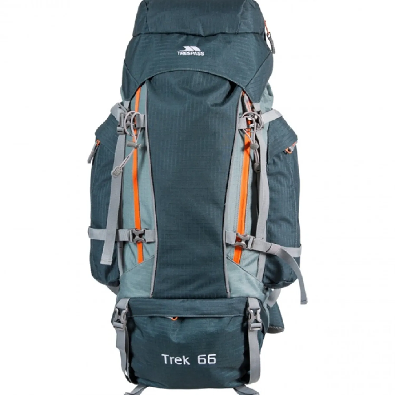 Online Trespass Trek Rygsaek - 66 Liter - Gron