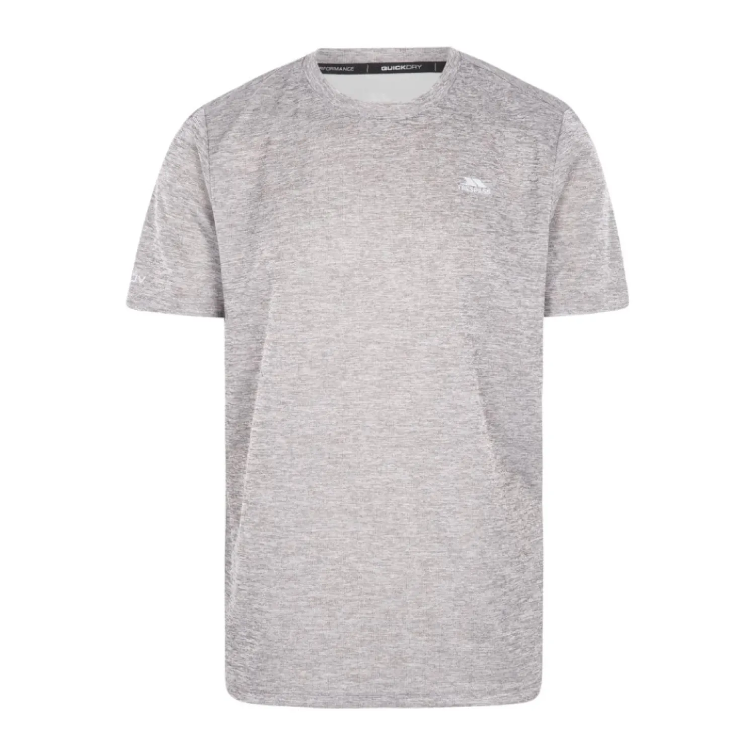 Outlet Trespass T-Shirt Herre - Raeran Quick-Dry - Gra