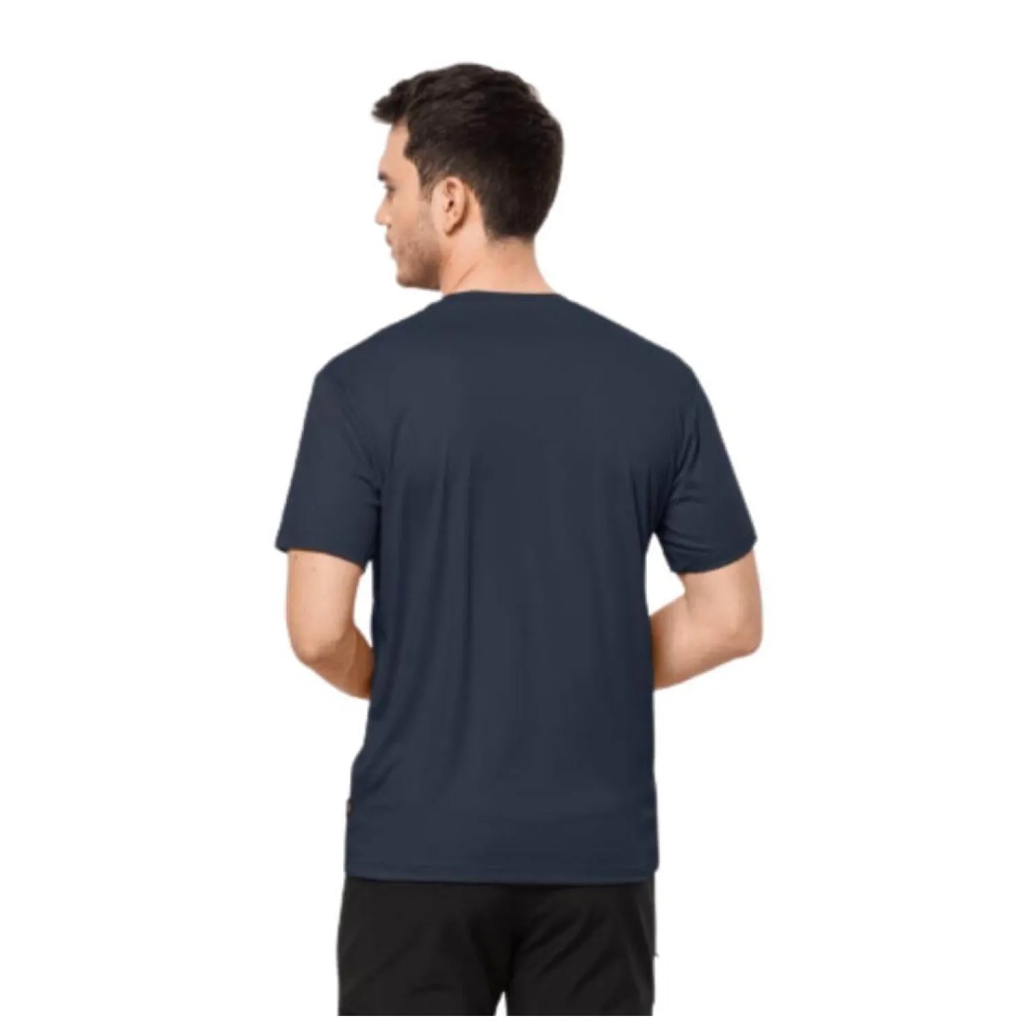 Sale Jack Wolfskin T-Shirt Til Herre - Tech T M - Bla
