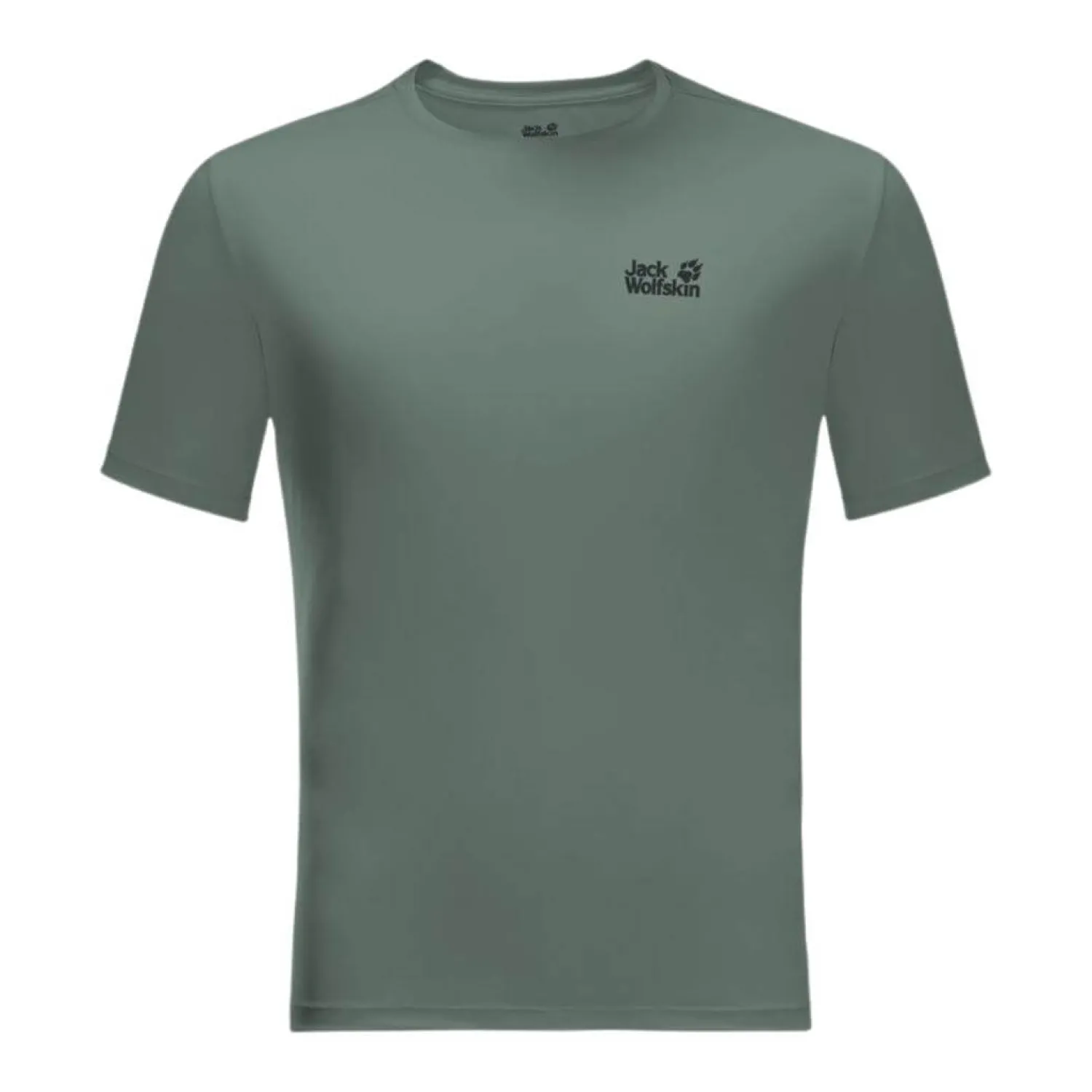 New Jack Wolfskin T-Shirt Til Herre - Tech T M - Gron