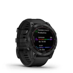 Store Garmin Ur - Fenix 7 Sapphire Solar - 47 Mm - Sort