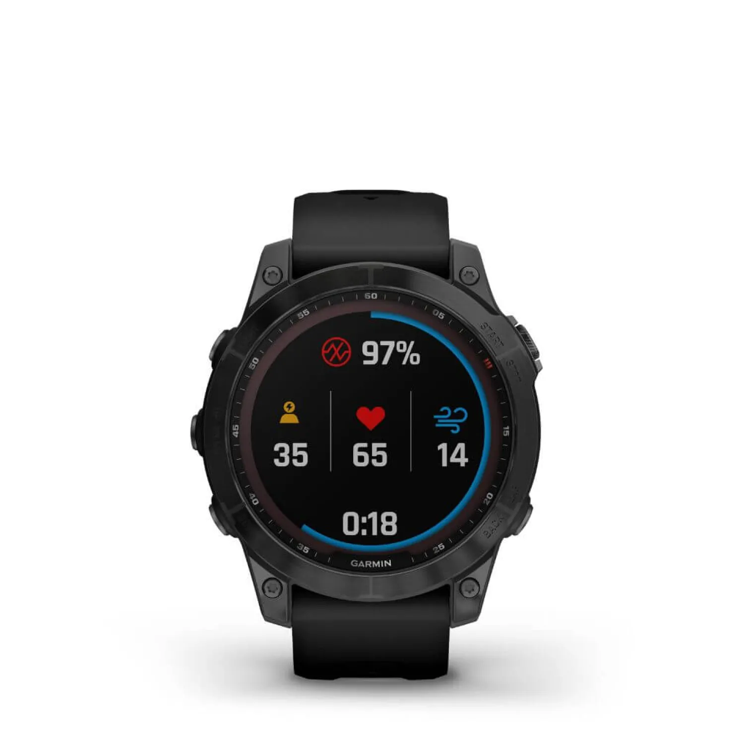 Store Garmin Ur - Fenix 7 Sapphire Solar - 47 Mm - Sort