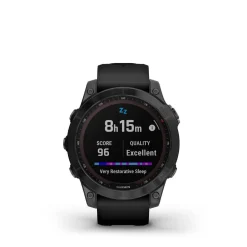 Store Garmin Ur - Fenix 7 Sapphire Solar - 47 Mm - Sort