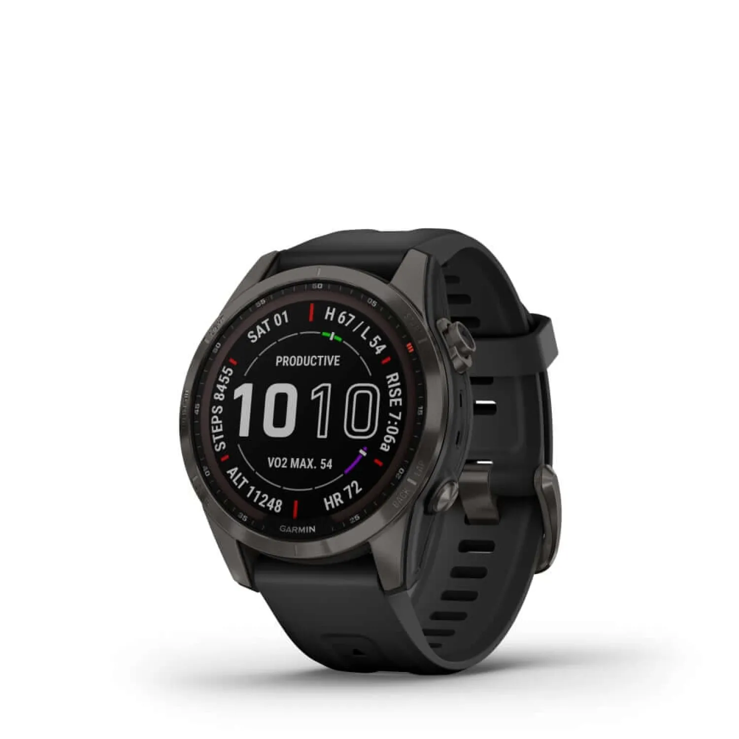 Discount Garmin Ur - Fenix 7S Sapphire Solar - 42 Mm - Sort
