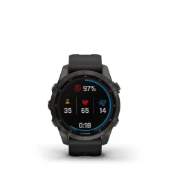 Discount Garmin Ur - Fenix 7S Sapphire Solar - 42 Mm - Sort