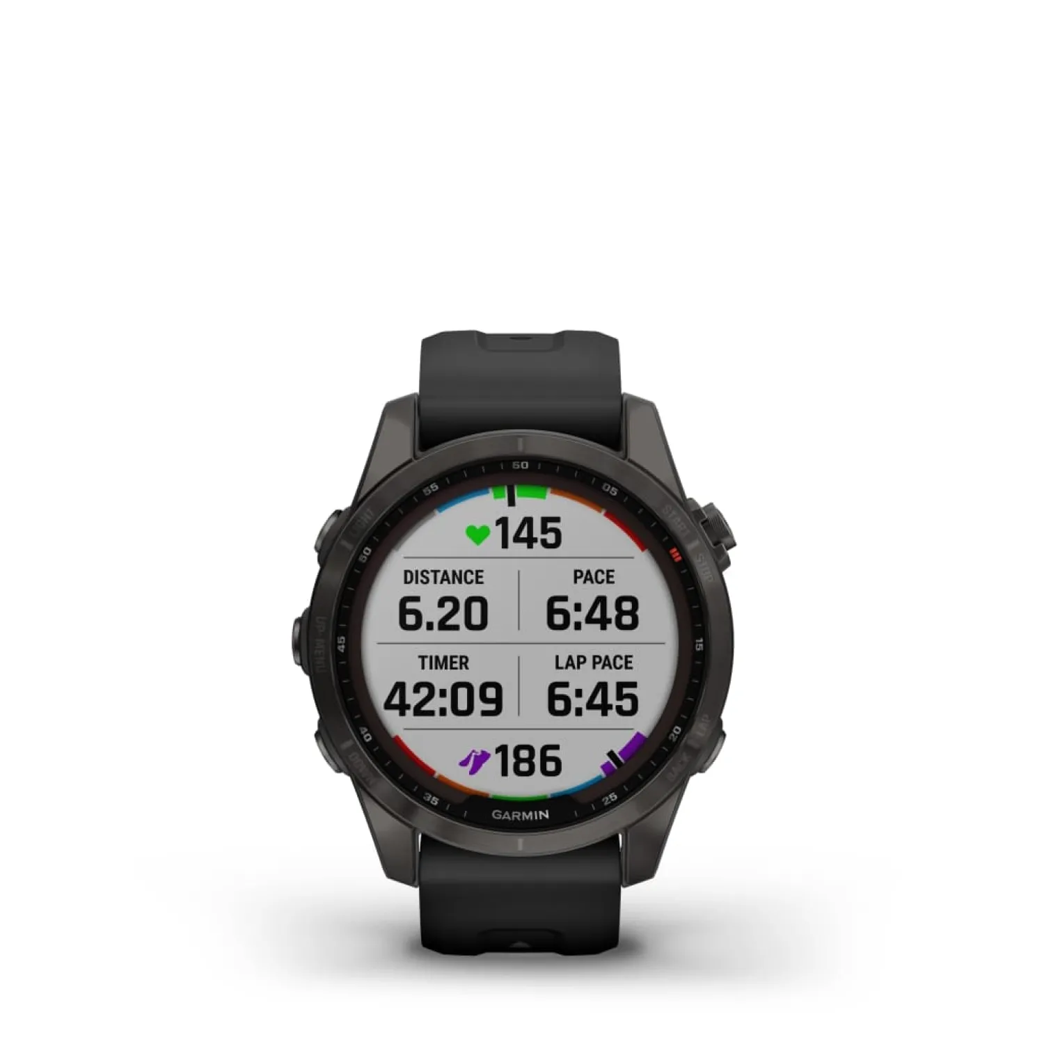 Discount Garmin Ur - Fenix 7S Sapphire Solar - 42 Mm - Sort