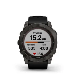 Shop Garmin Ur - Fenix 7X Sapphire Solar - 51 Mm - Sort