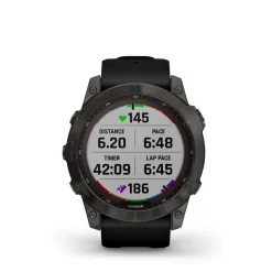 Shop Garmin Ur - Fenix 7X Sapphire Solar - 51 Mm - Sort