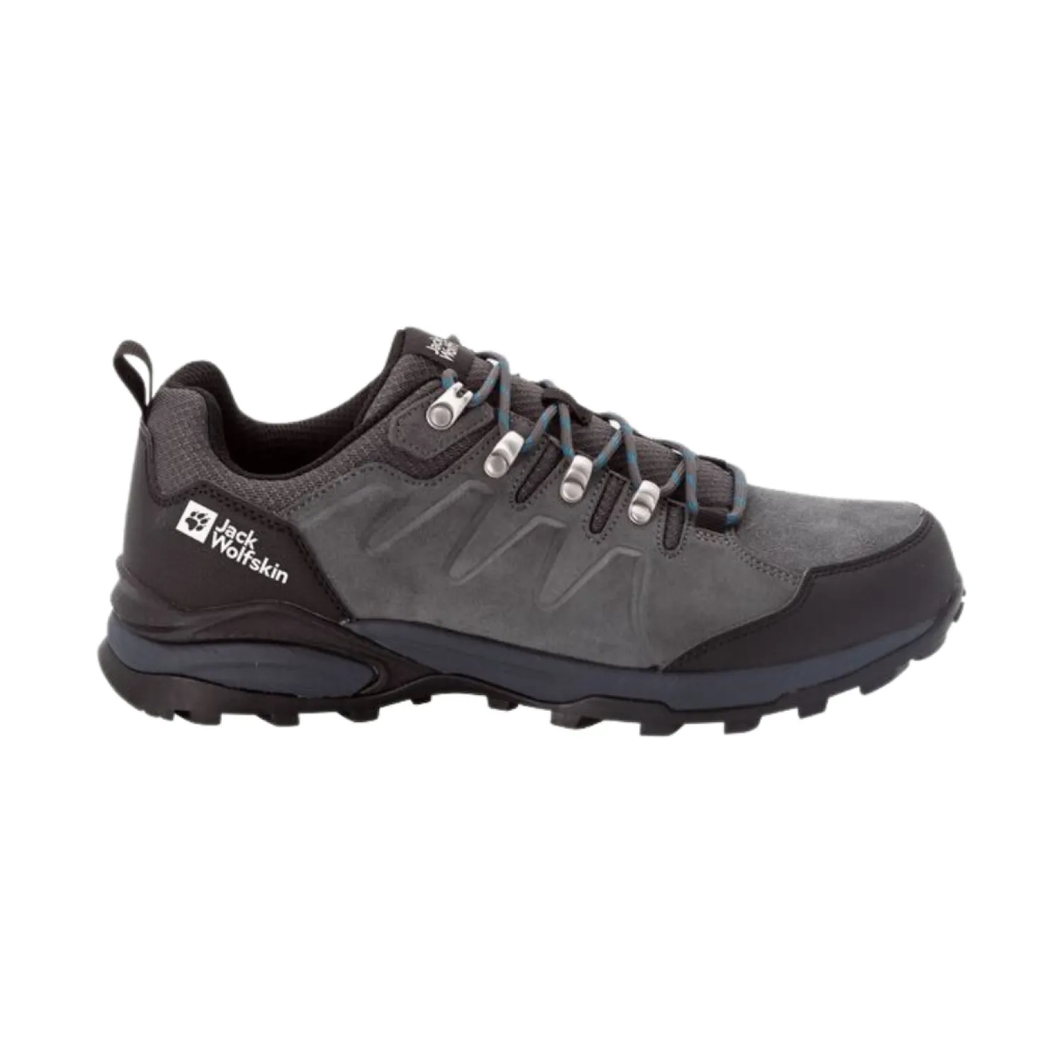 Store Jack Wolfskin Vandresko Til Maend - Refugio Texapore Low M - Gra-Sort