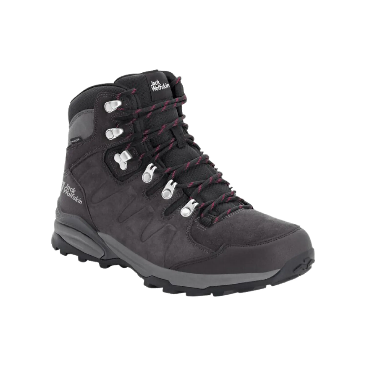 Best Jack Wolfskin Vandrestøvler Til Dame - Refugio Texapore Mid W - Sort